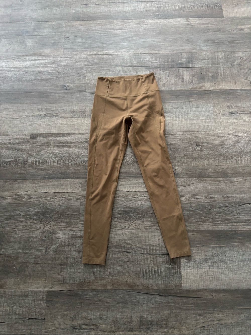 Girlfriend collective Waist Leggings in Tan